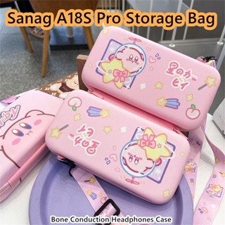 【ส่วนลด】กระเป๋าเก็บหูฟัง ลายการ์ตูน แบบพกพา สําหรับ Sanag A18S Pro Sanag A18S Pro