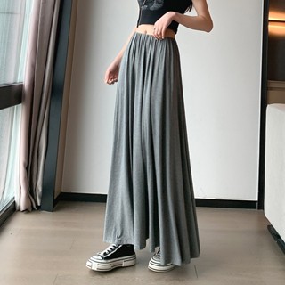   FayShow กระโปรงทรงเอ กระโปรงยาว แฟชั่น และสะดวกสบาย A93M02D