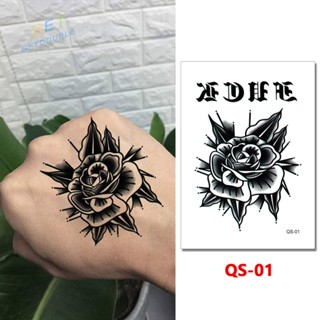[Getdouble.th] สักไหล่ แบบใช้แล้วทิ้ง กันน้ํา สําหรับใบหน้า ร่างกาย มือ 8 ชิ้น