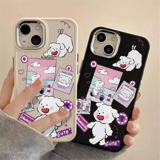 เคสโทรศัพท์มือถือ ซิลิโคนนิ่ม กันกระแทก ลายสุนัขน่ารัก สําหรับ IPhone 14 13 12 11 Pro Max XS X XR 8 + 7 Plus