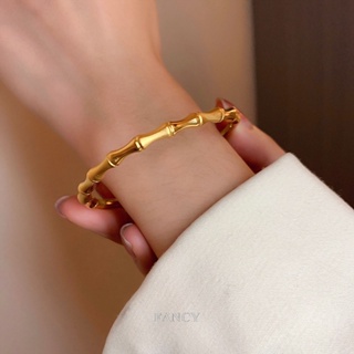 Fancy สร้อยข้อมือ กําไลข้อมือ ชุบทอง 18K หรูหรา สําหรับผู้หญิง งานแต่งงาน ปาร์ตี้ เครื่องประดับ ของขวัญ