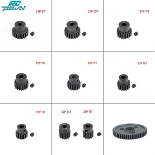 Rctown มอเตอร์เกียร์โลหะ 32p 0.8 แม่พิมพ์ 5 มม. เส้นผ่าศูนย์กลางภายใน 13-21t อุปกรณ์เสริม สําหรับ 1/8 Slash Big E