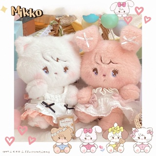 เสื้อผ้าตุ๊กตา ผ้าฝ้าย รูปการ์ตูนอนิเมะ Mikko Plushie ขนาด 20 ซม.