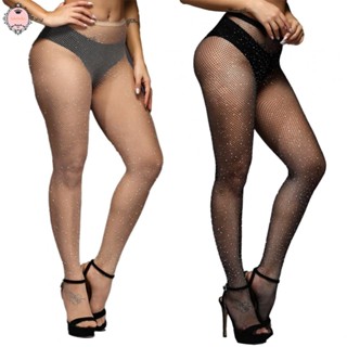 Womens Fishnet Tights Sexy Crystal Pantyhose Hosiery Carnival Festival Dance