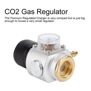 Daily U CO2 Mini Gas Regulator T21 * 4 สายวัดแรงดันโซดา Charger Kit 0-90 PSI (สำหรับยุโรป)