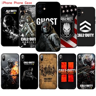 Rcz26 เคสโทรศัพท์มือถือ ซิลิโคนนุ่ม ลายเกม Call of Duty สําหรับ iPhone 8 8+ 7 7+ 6S 6 6+ Plus 5 5S