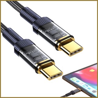 สายชาร์จเร็ว USB Type C พร้อมอินเตอร์เฟส Type C สีดํา อุปกรณ์เสริม สําหรับโทรศัพท์มือถือ