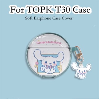 【Ĕĕ】เคสหูฟัง แบบนิ่ม ลายการ์ตูนอนิเมะ สําหรับ TOPK T30 TOPK T30