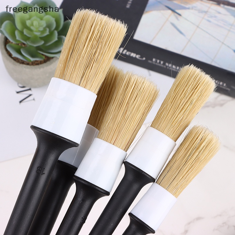 5pcs Car Brushes Car Detailing Brush Set Long Soft Bristle For Car