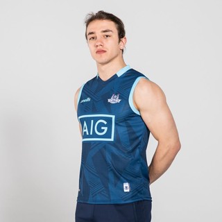 2023 เสื้อกีฬารักบี้ Dublin GAA ไซซ์ Rugby Vest Jersey Size S-3XL