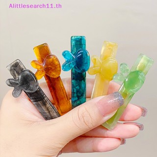 Alittlesearch11 กิ๊บติดผม ลายกระต่ายน่ารัก สีพื้น แฟชั่นฤดูใบไม้ผลิ ฤดูร้อน สําหรับผู้หญิง