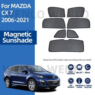 ม่านบังแดดแม่เหล็ก สําหรับติดกระจกรถยนต์ Mazda CX-7 2006-2021