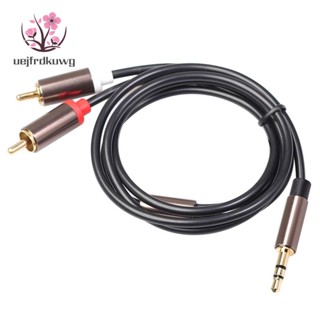 สายเคเบิลเสียงสเตอริโอ Hifi 3.5 มม. เป็น 2Rca Aux Rca Jack 3.5 Y สําหรับเครื่องขยายเสียงรถยนต์ Aux