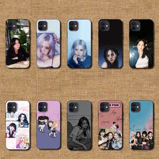 เคสโทรศัพท์มือถือ ซิลิโคนนุ่ม ลายบูช สําหรับ iPhone 12 Jisoo blackpink