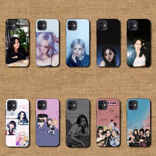 เคสโทรศัพท์มือถือ ซิลิโคนนุ่ม ลายบูช สําหรับ iPhone 12 Jisoo blackpink