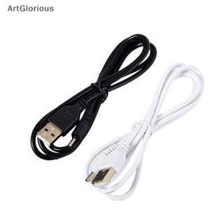 Art สายชาร์จ USB หัวกลม ขนาดเล็ก เส้นผ่าศูนย์กลางด้านนอก 2 มม. 1 เมตร 1 ชิ้น