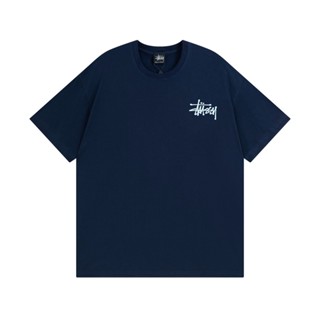 Stussy - เสื้อยืดแขนสั้น พิมพ์ลายมหาสมุทร สไตล์คลาสสิก แฟชั่นสําหรับผู้ชาย และผู้หญิง