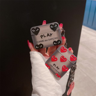 เคสหูฟังซิลิโคน กันกระแทก ลาย PLAY Rei Kawakubo เรียบง่าย สําหรับ Airpods Pro 1 2 3 Pro