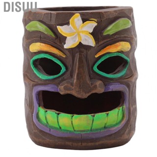 Disuu Grimace  Resin Tree Face Decorative Fluorescent Makeup Brush Pen Cup YU