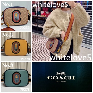 Camera Bag In Signature Canvas F79257 F79278 ผู้หญิง กระเป๋าสะพายข้าง COAC H กระเป๋ากล้อง