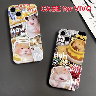 เคสโทรศัพท์มือถือแบบแข็ง ลายการ์ตูนตลก สร้างสรรค์ สําหรับ VIVO T2X V20Pro V23 V23Pro V23e V25Pro V27 V27e X30 X50 X60 X70 X80 X90