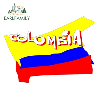 Earlfamily สติกเกอร์รูปลอก กันน้ํา ลายอนิเมะ Colombia Assessoires ขนาด 13 ซม. x 9.5 ซม. สําหรับตกแต่งรถยนต์ รถมอเตอร์ไซค์ รถบรรทุก