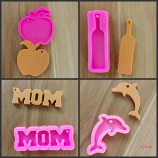 Zzz แม่พิมพ์ซิลิโคน รูปขวดแอปเปิ้ล สําหรับหล่อ DIY