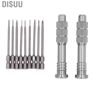 Disuu √Steel Slotted Screwdriver Set W/9 Bits 2 Handles Hand Tool For  Lens