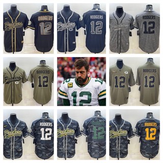 NFL Green Bay Packers Aaron Rodgers เสื้อยืดเสื้อสปอร์ต