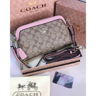 Coach กระเป๋าสะพายไหล่ ขนาด 8 10 นิ้ว พร้อมกล่อง กระเป๋าสะพายข้าง กระเป๋า Coach SVAP