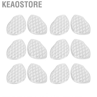 Keaostore Metatarsal Pads 6 Pair Soft Transparent Forefoot for Sneakers Hiking