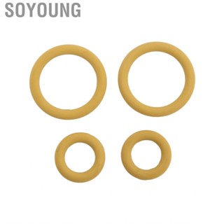 Soyoung Turbo Pedestal O Ring Gaskets  Lightweight F4TZ‑6N653‑A Rubber 4pcs for Car