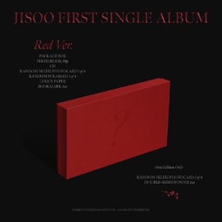 JISOO FIRST SINGLE ALBUM Red Ver.