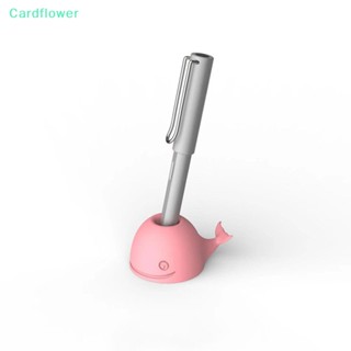 &lt;Cardflower&gt; ที่วางแปรงสีฟันซิลิโคน รูปปลาวาฬน่ารัก ขนาดเล็ก สามสี สําหรับสํานักงาน