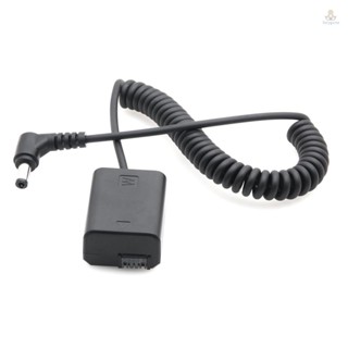 Andoer อะแดปเตอร์แบตเตอรี่ดัมมี่ NP-FW50 พร้อมขั้วต่อตัวผู้ DC สําหรับกล้อง A7 A7II A7R A7S A7RII A7SII A6000 A5000 ILDC