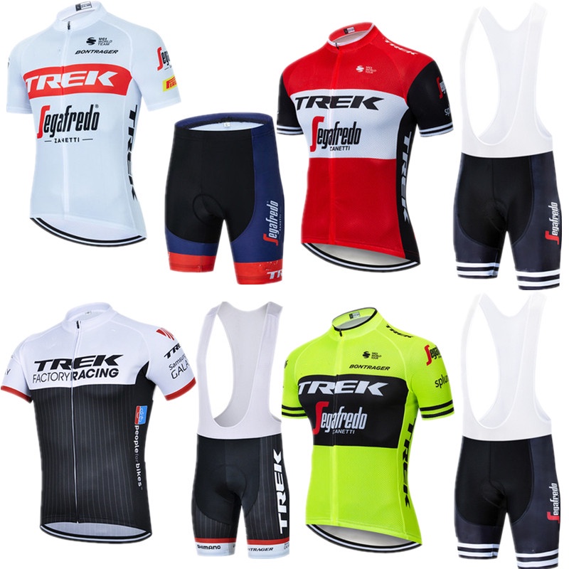 Tour de France TREK TREK เสื้อกีฬาแขนสั้น ระบายอากาศ แบบแห้งเร็ว เหมาะกับฤดูร้อน สําหรับผู้ชาย เหมาะกับการขี่จักรยานเสือภูเขา