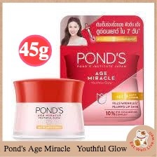 📍พร้อมส่ง EXP.12/25 📍PONDS  Age Miracle Youthful Glow Day Cream พอนด์สเอจมิราเคิล ยูธฟลู เดย์ครีม 45 ก