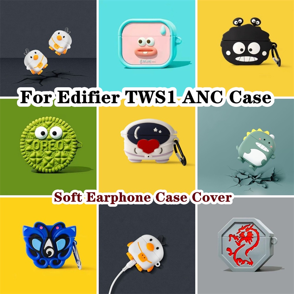 【Case Home】เคสซิลิโคนนิ่ม ลายการ์ตูน สําหรับ Edifier TWS1 ANC