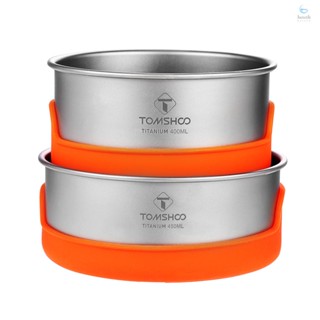 Tomshoo ชามไทเทเนียม สําหรับตั้งแคมป์