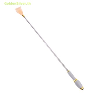 Goldensilver อุปกรณ์นวดหลัง เหล็ก ปรับได้ กันรอย สีเงิน