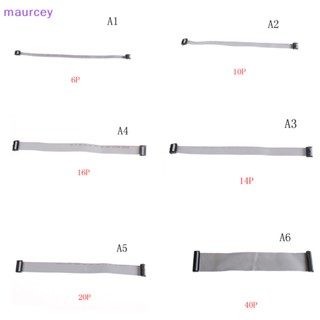 Maurcey สายเคเบิลริบบิ้น IDC แบน 2.54 มม. พิช 6P 10P 14P 16P 20P 40P 300 มม. TH