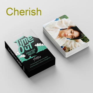 Cherish โปสการ์ดอัลบั้มรูปภาพ Kpop Stray Kids time out Lomo Card Self Made สําหรับแฟนคลับ เก็บสะสม 55 ชิ้น ต่อชุด