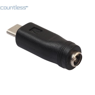 อะแดปเตอร์พาวเวอร์ DC Type-C USB ตัวผู้ เป็นแจ็คตัวเมีย 5.5x2.1 มม. สําหรับแล็ปท็อป PC [countless.th]