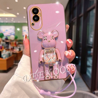 ใหม่ เคสโทรศัพท์มือถือ ลายหมีน่ารัก 3D พร้อมสายคล้อง คุณภาพสูง สําหรับ OPPO Reno10 Pro+Pro Plus A78 4G 5G Reno 10 10Pro Reno10Pro+2023