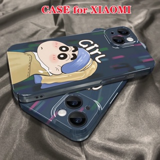 เคสโทรศัพท์มือถือแบบแข็ง กันกระแทก ลายการ์ตูนชินจัง สําหรับ Xiaomi 13 Ultra 12 Pro 12S 12T 12X Lite 11 11i Series 5G NE Mi 11X 10 10T 9