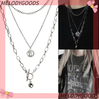 MELODG Party Jewelry Rock Collar Hip Hop Gothic Chain Necklace