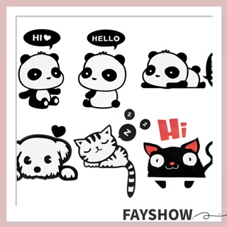 FAY สติกเกอร์ติดผนังห้องนอน ห้องนั่งเล่น โน้ตบุ๊ก ถอดออกได้