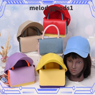 MELODYGOODS1 กระเป๋าสะพายข้าง และหมวก แฟชั่นสไตล์ชาวประมง