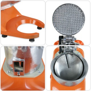 Double blades Ice crusher machine (Orange)