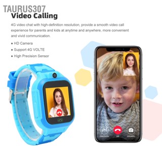 Taurus307 4G เด็ก Smartwatch IP67 หน้าจอสัมผัสกันน้ำ 2 Way Voice Video Call SOS นาฬิกาปลุก HD กล้องชายหญิง โทรศัพท์